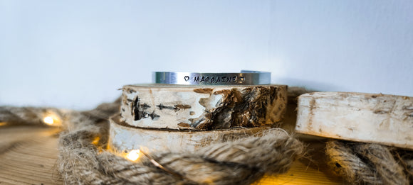 Bracelet argenté MARRAINE